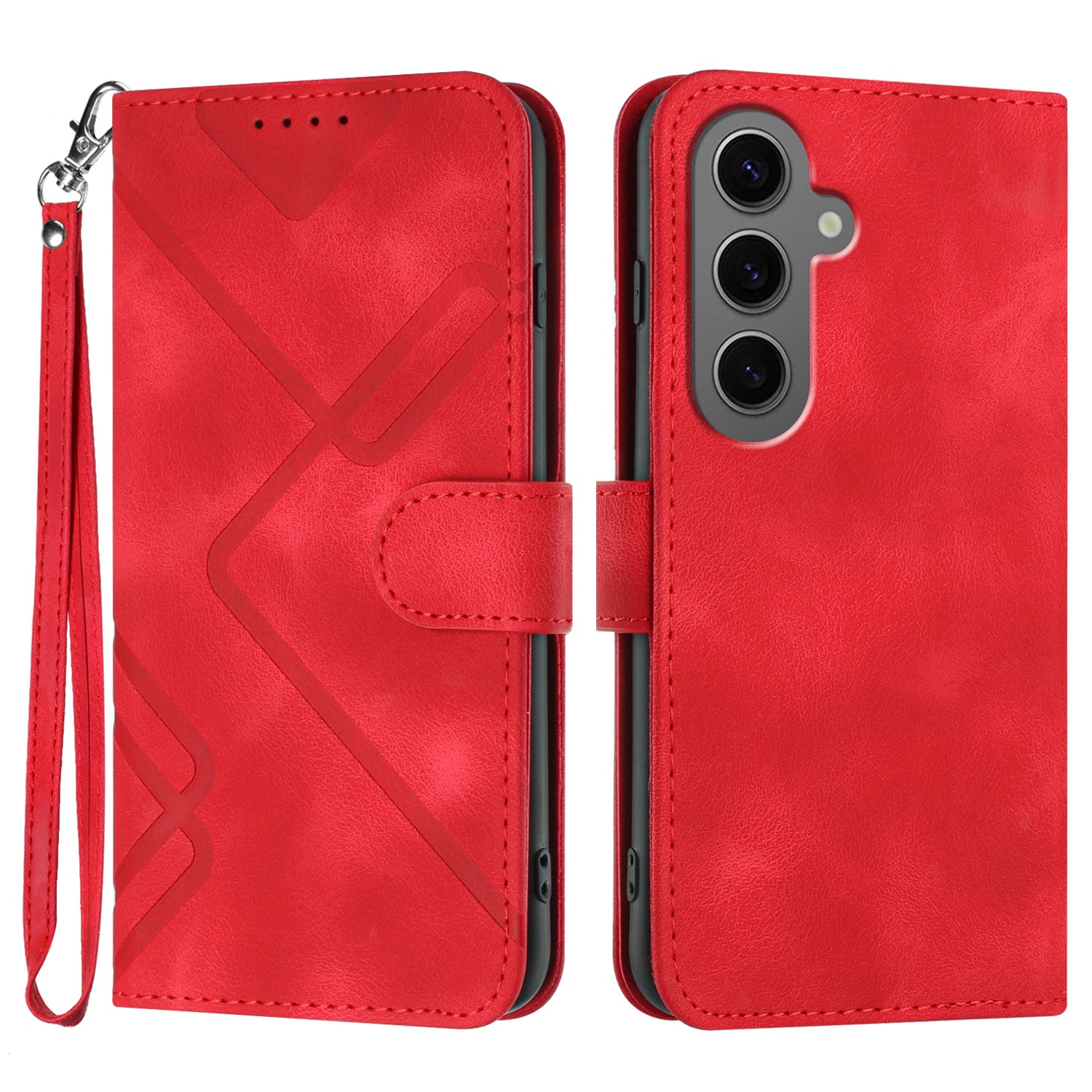 YX0040 For Samsung Galaxy S24+ Case Imprinted Leather Shockproof Wallet Phone Stand Cover YX0040 For Samsung Galaxy S24+ Case Imprinted Leather Shockproof Wallet Phone Stand Cover